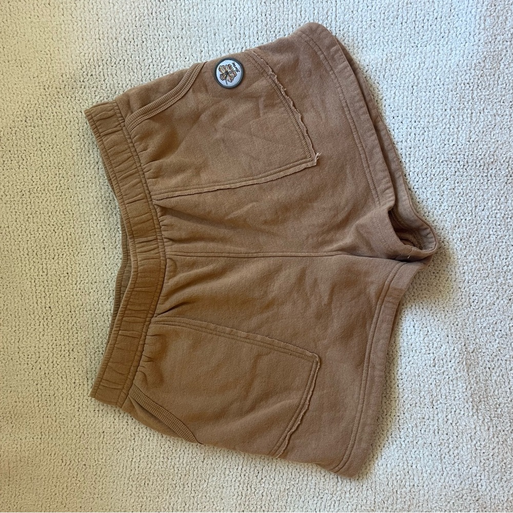 Hurley Light Brown Fleece-Lined Shorts